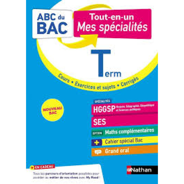 ABC du bac tout-en-un mes spécialités Term -HGGSP/SES
