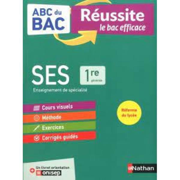 ABC du Bac Réussite SES 1re 1 livret orientation ONISEP