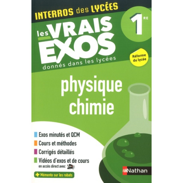 Interros des lycées Les vrais exos PC 1re	