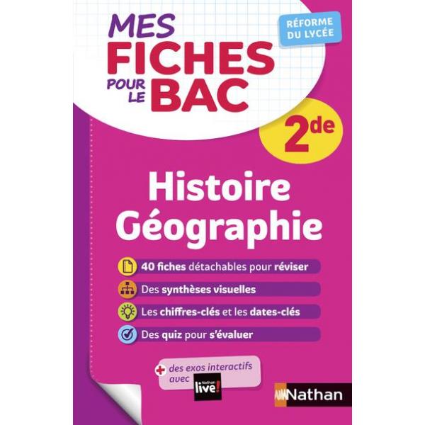 Mes fiches pour le Bac Histoire Géographie 2de