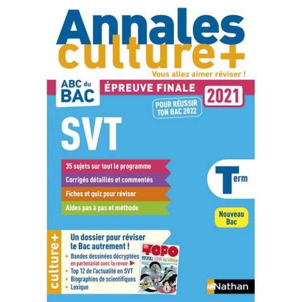 Annales culture plus ABC du BAC 2021 SVT Term  
