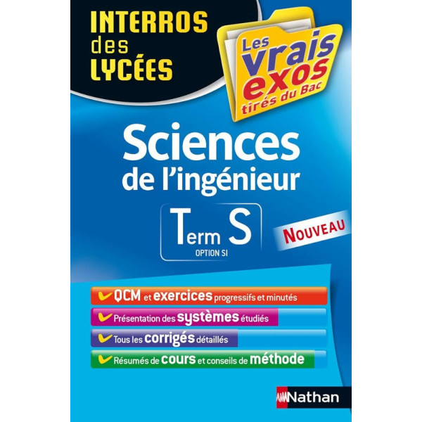 Sciences de l'ingénieur term S Interros des lycées