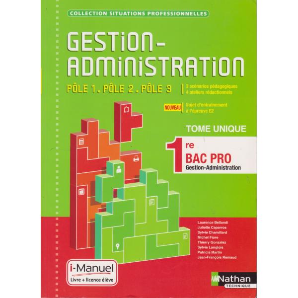 Gestion-Administration Pôle 1,2,3 1e Bac 2018