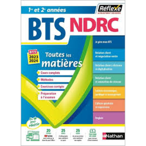 Reflexe 1re et 2e BTS commerce international 2023/2024 toutes les matières