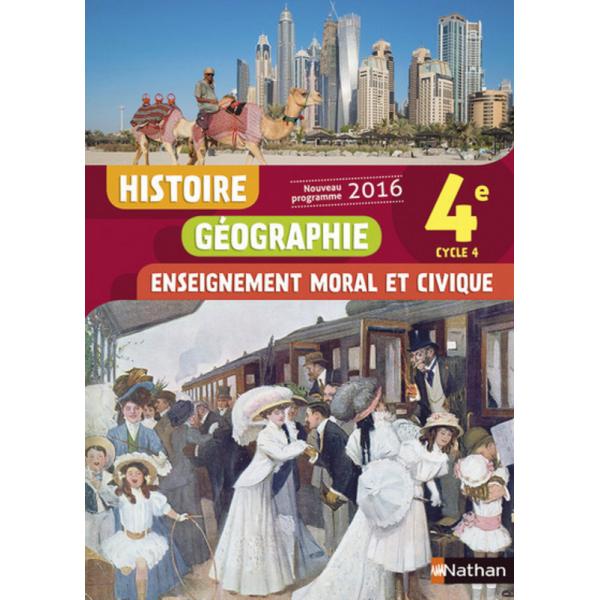Histoire Géographie EMC 4e 2016 Prog 2016
