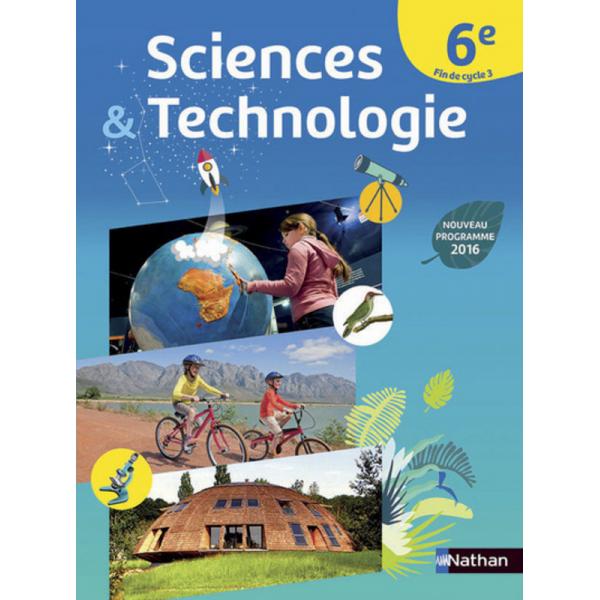 Sciences et Technologie 6e 2018 prog 2016