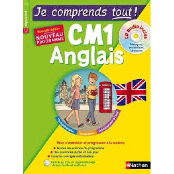 Je comprends tout anglais CM1 +CD