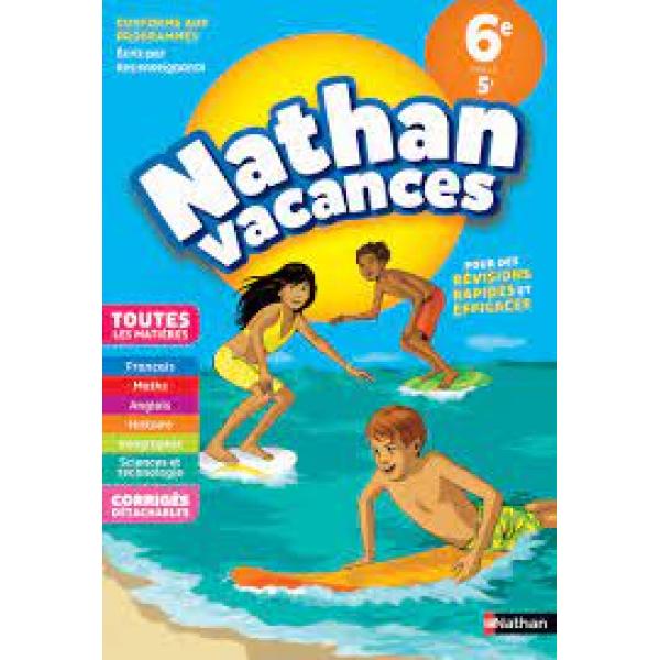 Nathan vacances 6e/5e 2018