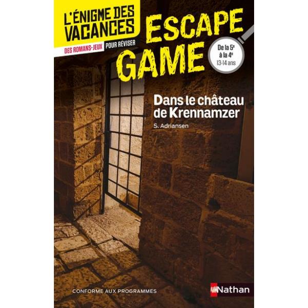 L'enigme des vacances T54 5e/6e Escape Game Dans le chateau