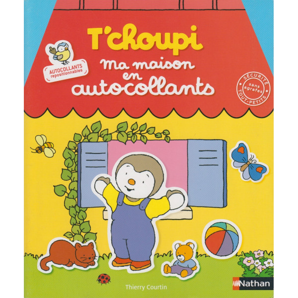 T'choupi ma maison en autocollants