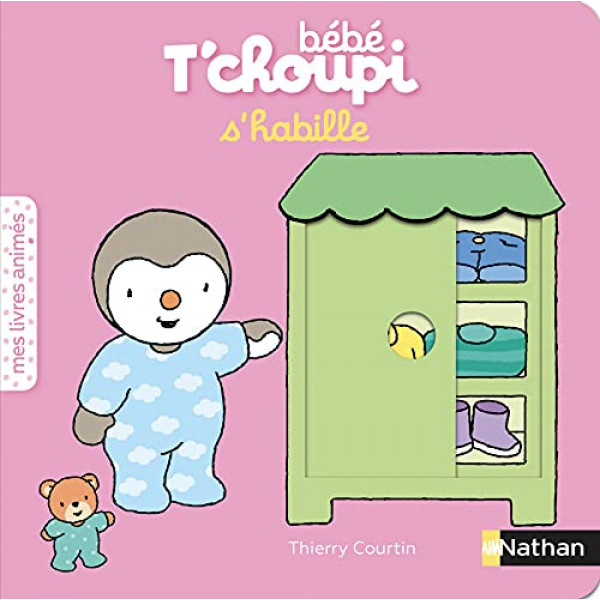 Mes livres animés -Bébé T'choupi s'habille