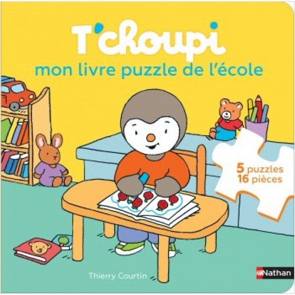 T'choupi -Mon livre puzzle de l'école
