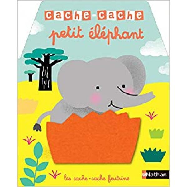 Les cache-cache feutrine -Cache-cache petit éléphant