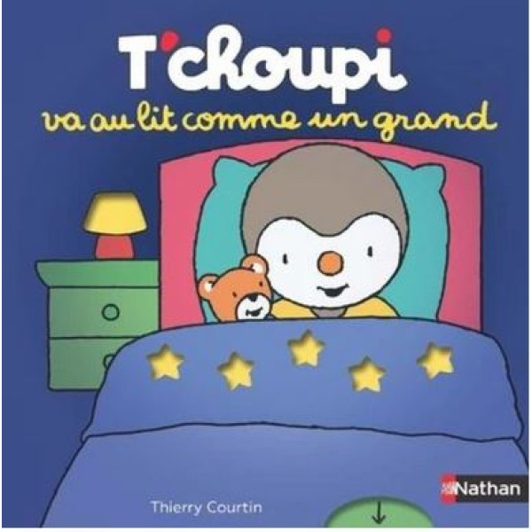 T'choupi va au lit comme un grand