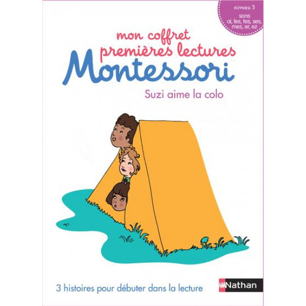 Suzi aime la colo -Mon coffret premières lectures Montessori