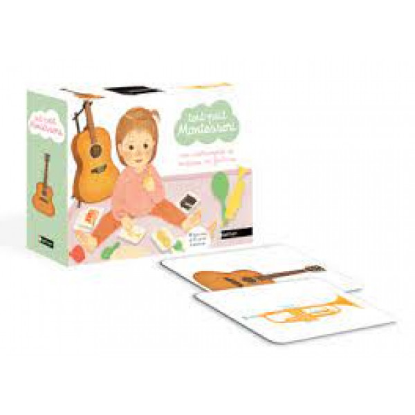 Tout-petit montessori -mes instruments de musique en feutrine