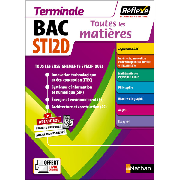 Toutes les matières STI2D Terminale 2023