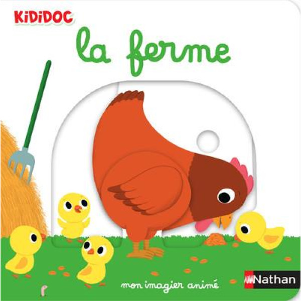 Mon imagier animé Kididoc -La ferme