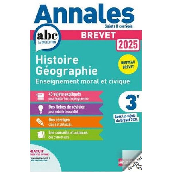 Annales Histoire Géographie