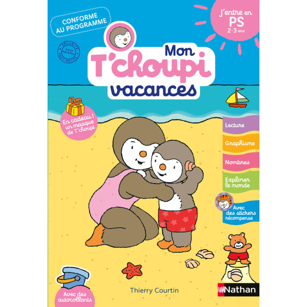 Mon T'choupi vancances PS 2025