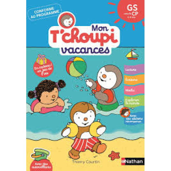 Mon T'choupi vancances GS/CP 2025