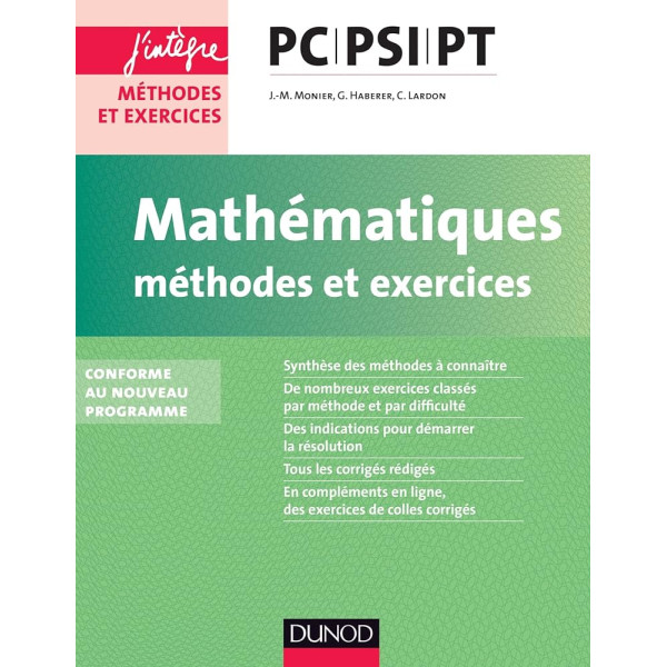 Mathématiques méthodes et ex PC-PSI-PT