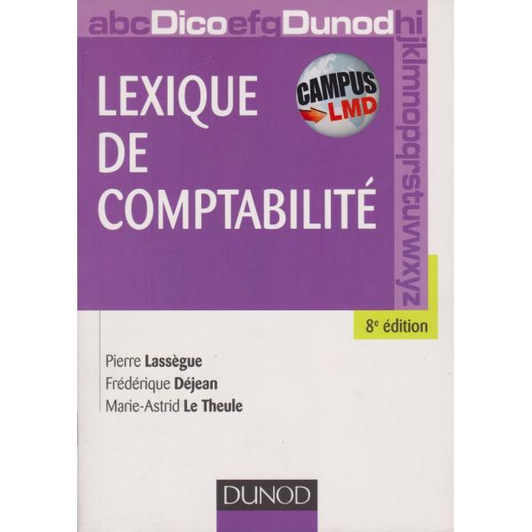 Lexique de comptabilité 8ed -Campus LMD