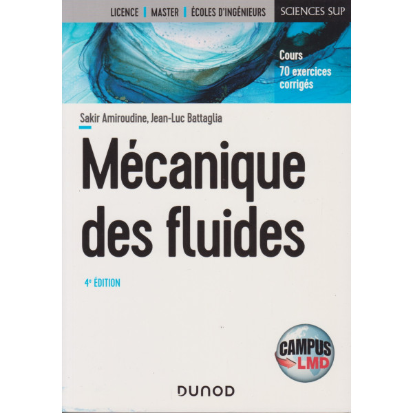 Mécanique des fluides cours et exercices corrigés 4ed -Campus LMD