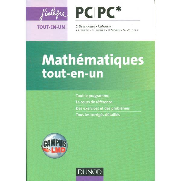 Mathématiques PC PC* Tout en un J'integre -Campus LMD 