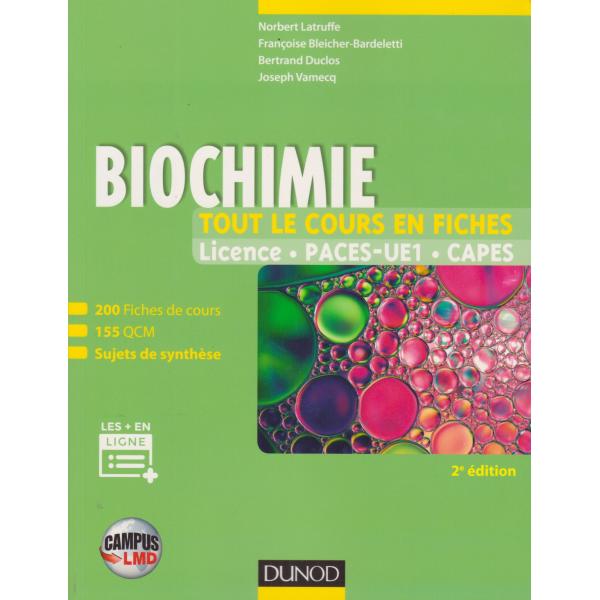 Biochimie Tout le cours en fiches 2ed -Campus LMD