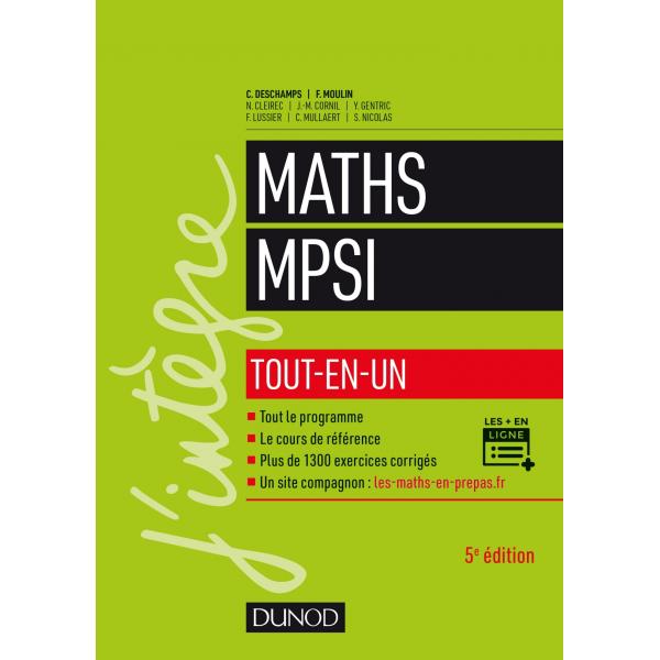 Mathématiques MPSI Tout en un