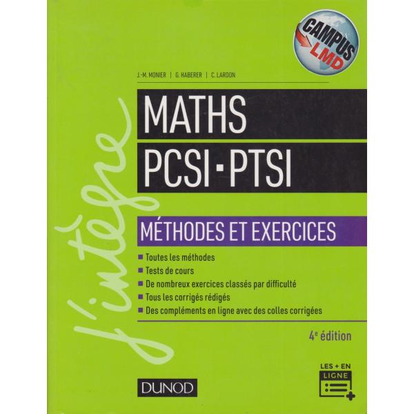 Maths méthodes et exercices PCSI/PTSI -Campus LMD 