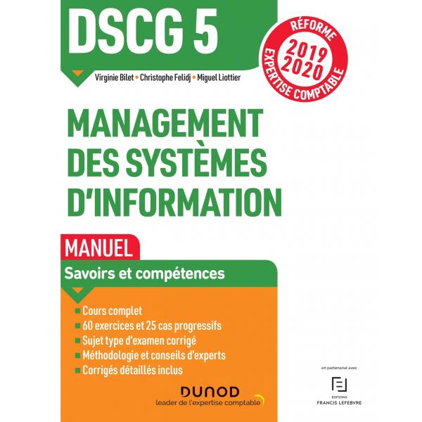 DSCG 5 management des systèmes d'information manuel 2019/2020