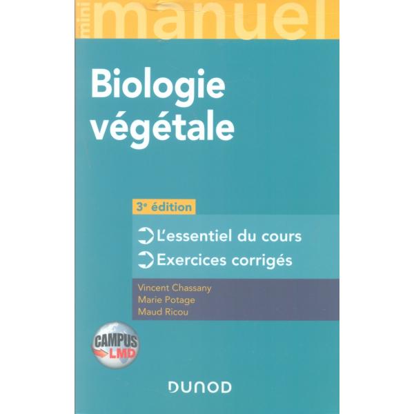 Mini Manuel -Biologie végétale 3éd -Campus LMD