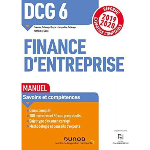DCG 6 Finance d'entreprise Manuel 2019/2020 -Campus LMD
