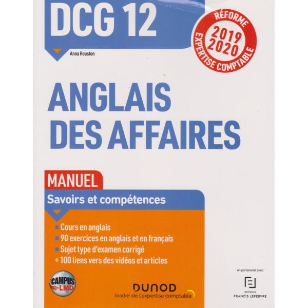 DCG 12 Anglais des affaires Corrigés Réforme 2019-2020