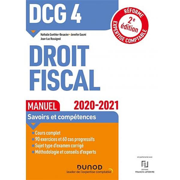 DCG 4 Droit fiscal Manuel 2020/2021
