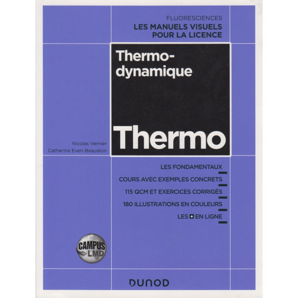 Thermodynamique - Cours, exercices et méthodes -Campus LMD