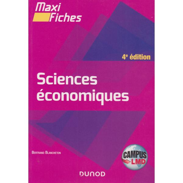 Maxi fiches Sciences économiques 4éd -Campus LMD