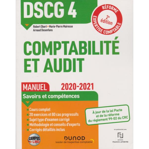 DSCG 4 Comptabilité et audit Manuel 2éd 2020-2021 -Campus LMD