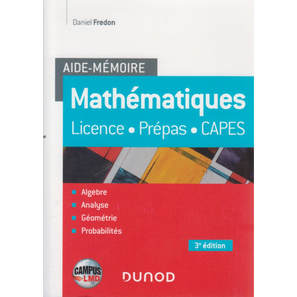 Aide-Mémoire Mathématiques 3ED -Campus LMD