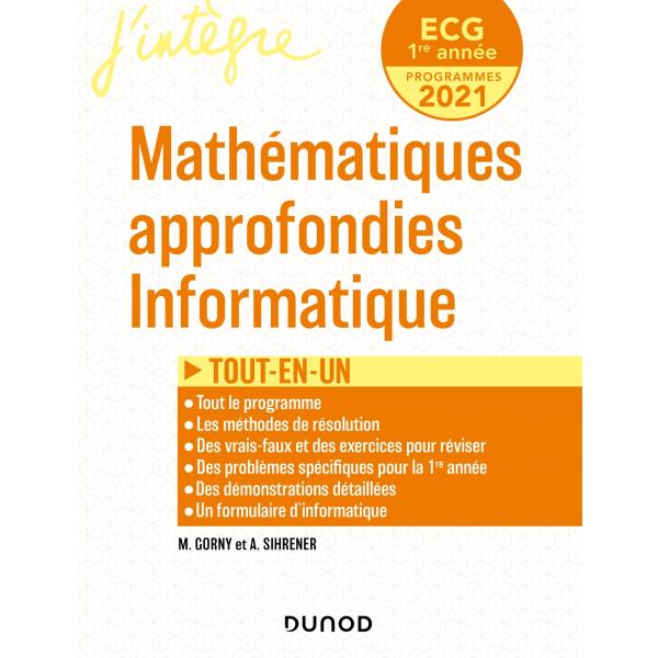 ECG1 Mathématiques approfondies Informatique