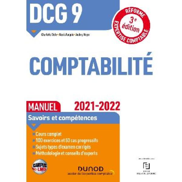 DCG 9 Comptabilité Manuel 3éd 2021-2022 -Campus LMD