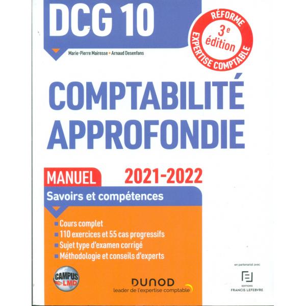 DCG 10 Comptabilité approfondie Manuel 3éd 2021-2022 