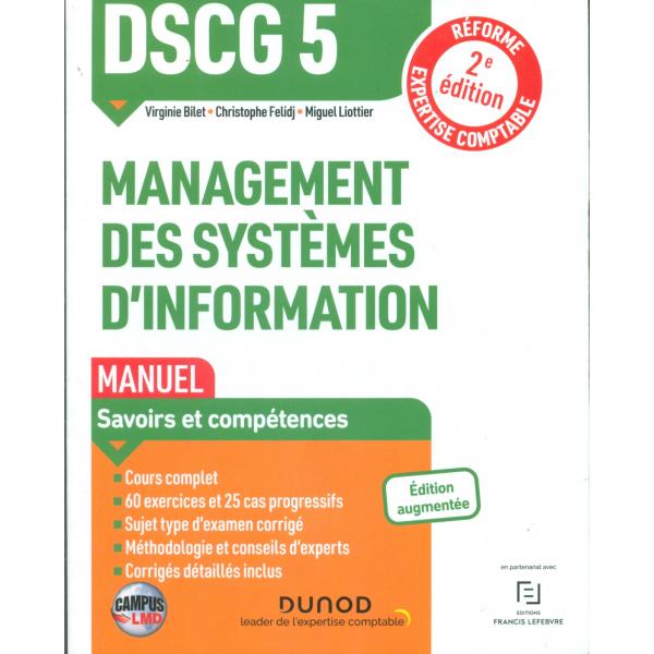 DSCG 5 Management des systèmes d'information Manuel 2éd -Campus LMD 