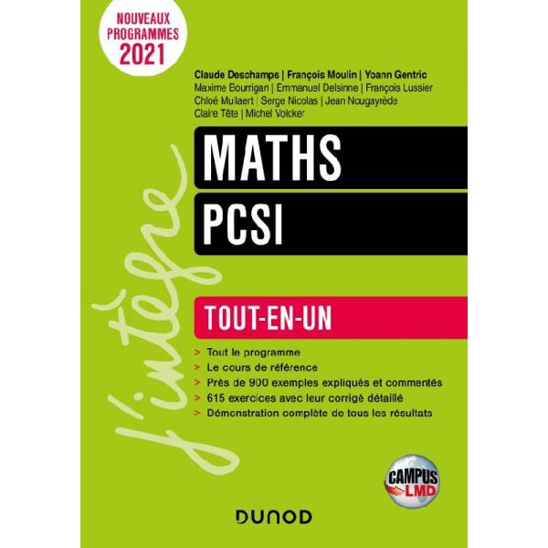 Maths PCSI - Tout-en-un -Campus LMD