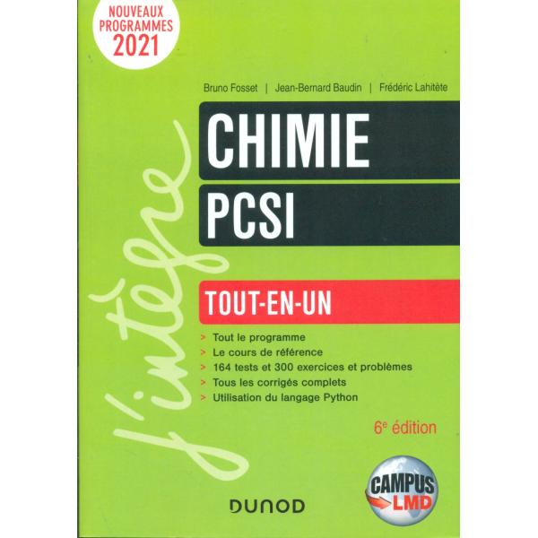 Chimie PCSI - Tout en un Ed.2021 - Campus