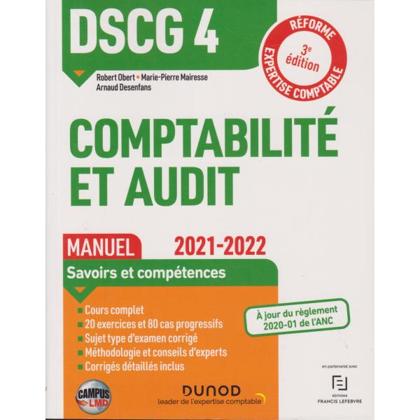 DSCG 4 Comptabilité et audit 2021-2022 3éd -Campus LMD