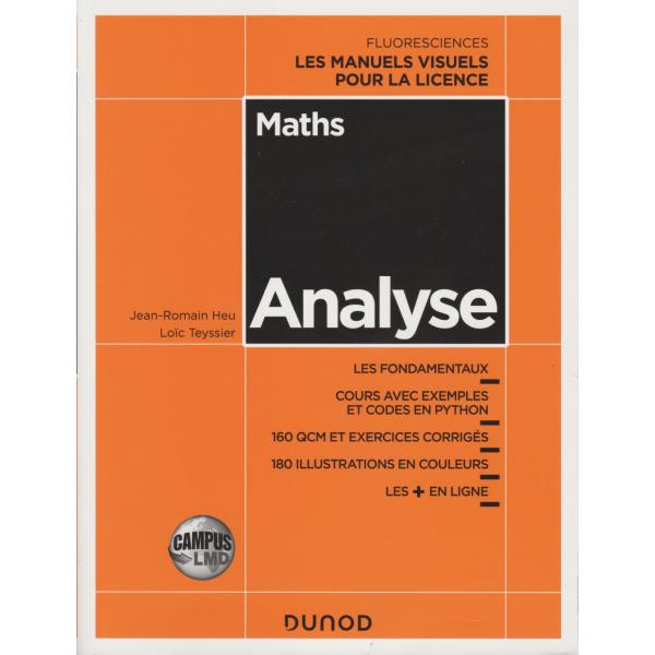 Les manuels visuels pour la licence Maths Analyse -Campus LMD