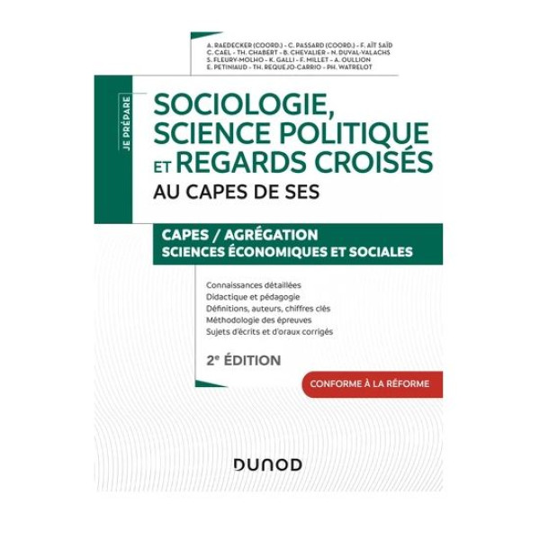 Sociologie, science politique et regards croisés au CAPES de SES 2ed